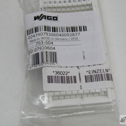 NEU 1x Wago 793-604 Bezeichnungskarten - Maranos.de