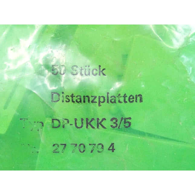 Phoenix Contact Distanzplatten / Inhalt : 30 Stück / DP-UKK3/5 / 2770794 / Neu OVP - Maranos.de