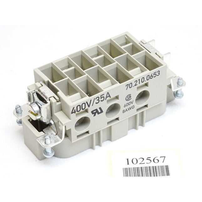 Wieland 70.210.0653 400V 35A Steckereinsatz  / Neu - Maranos.de
