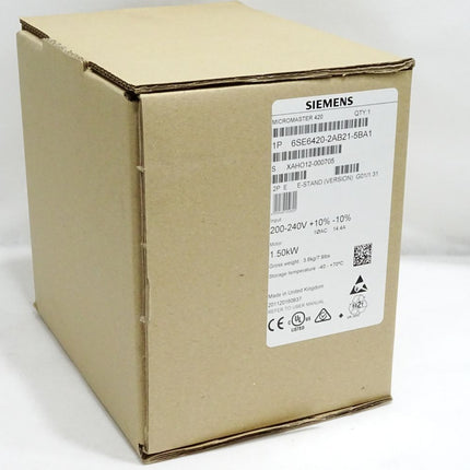 Siemens Micromaster 420 1.5kW 6SE6420-2AB21-5BA1 / Neu OVP - Maranos.de