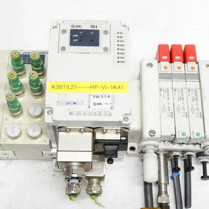 SMC EX245-SPR1-X165 + EX245-DX1-X36 + 2x VQC2201NR-5-X27 +  VQC2101NY-5-X10 - Maranos.de
