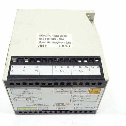 Artis Digital PWM Converter Typ: MU4 Messumformer - Maranos.de