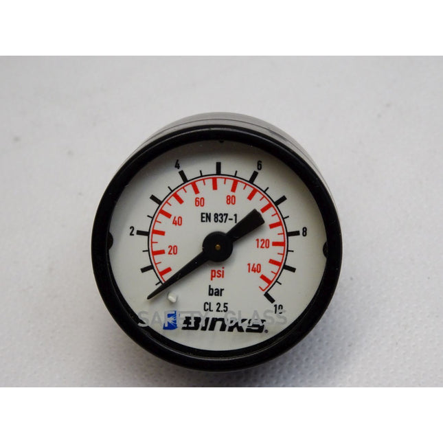 Binks Manometer  0...10bar/140psi / Neuwertig - Maranos.de