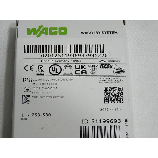 Wago 753-530 8-Kanal-Digitalausgang / Neu OVP versiegelt - Maranos.de