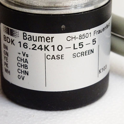 Baumer BDK16.24K10-L5-5 BDK 16.24K10-L5-5 Inkremental-Wellen-Drehgeber / Neu - Maranos.de