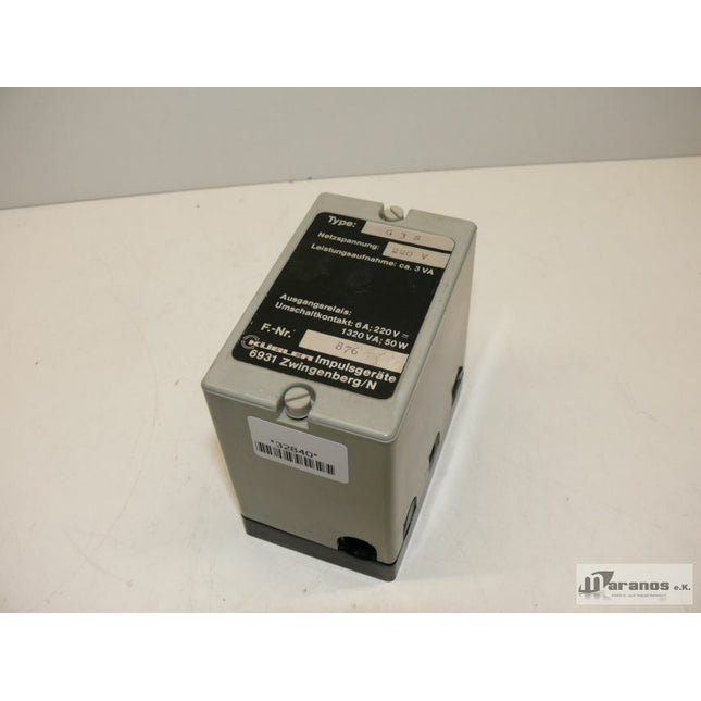 Kübler Impulsgeräte G35 Gigatronic 876 220V - Maranos.de