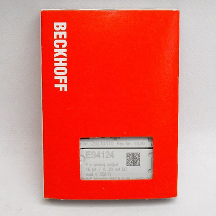 Beckhoff ES4124 analoge Ausgangsklemme / Neu OVP versiegelt - Maranos.de