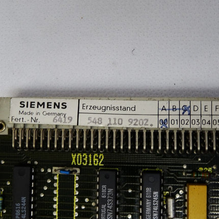 Siemens Platine 6FX1111-0AB02  5481109202.00 - Maranos.de