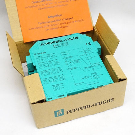 Pepperl+Fuchs K-System Drehzahlwächter KFU8-DW-1.D 190149 / Neu OVP - Maranos.de