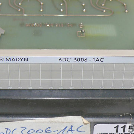 Siemens 6DC3006-1AC Simatic C3 6DC3 006-1AC Simadyn - Maranos.de