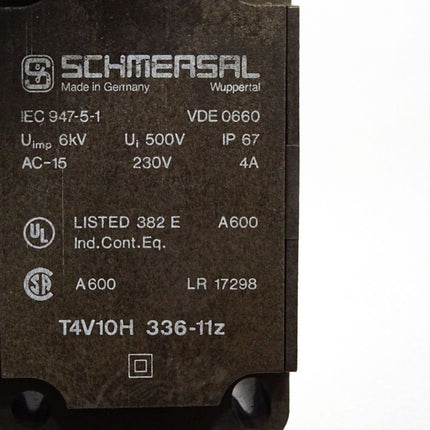 Schmersal T4V10H 336-11z  Positionsschalter / Unbenutzt - Maranos.de