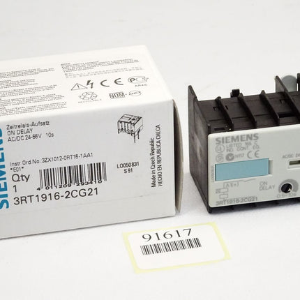 Siemens Zeitrelais-Aufsatz 3RT1916-2CG21 / Neu OVP - Maranos.de