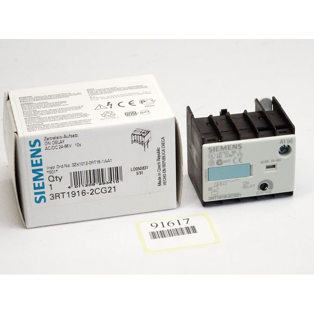 Siemens Zeitrelais-Aufsatz 3RT1916-2CG21 / Neu OVP - Maranos.de