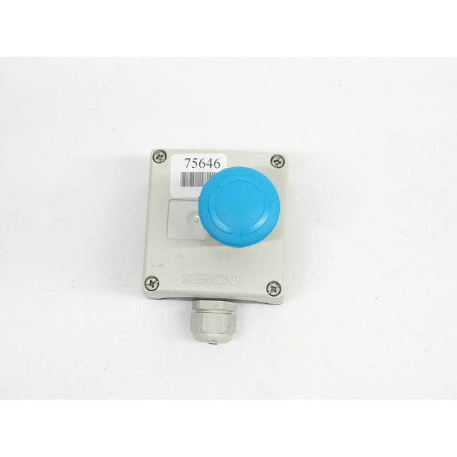 Siemens 3SB38 Not-Aus- Drucktaster Blau - Maranos.de