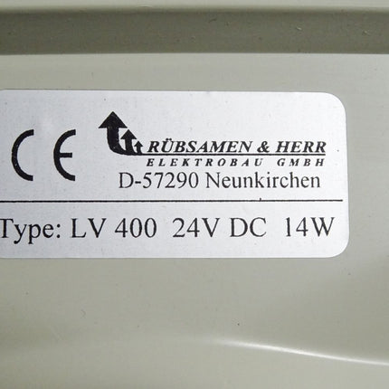 Rübsamen & Herr Filterlüfter LV400 LV 400 24VDC 14W / Neu OVP - Maranos.de