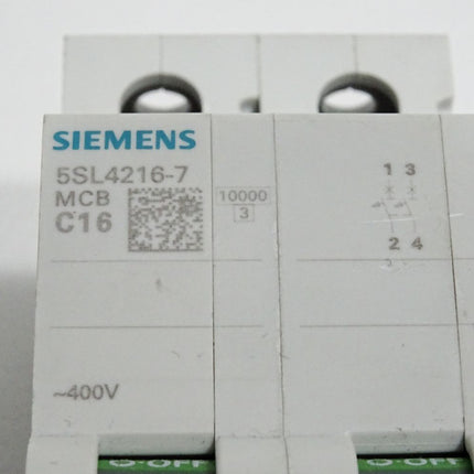 Siemens 5SL4216-7 MCB C16 Leitungsschutzschalter - Maranos.de