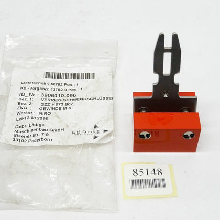 Lödige Verriegelung Schwenkschlüssel 3906010-096 / GZZV073B07 / Gewinde M6 / Neu - Maranos.de