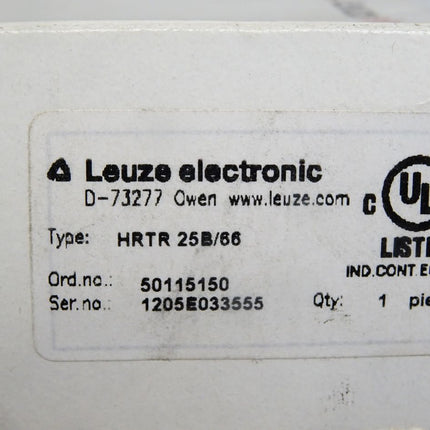 Leuze electronic Taster Hintergrundausblendung HRTR25B/66 50115150 / Neu OVP - Maranos.de