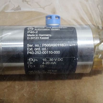 PMA Druckmessumformer P40-2 P40-252-00110-000 / Neu OVP - Maranos.de