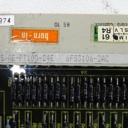Siemens 6FS3106-2AC SIMOS AE-PT100-24E // 6FS3 106-2AC - Maranos.de