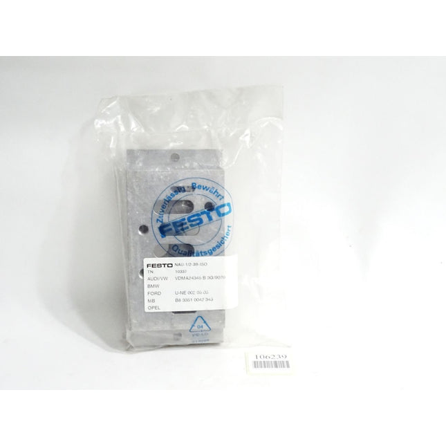 Festo 10337 NAU-1/2-3B-ISO Einzelanschlussplatte / Neu OVP - Maranos.de