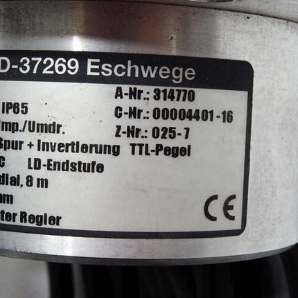Talheim Drehgeber ITD 40 B10 1024 R NI KR8 S 11 IP65 1024Imp.  314770 - Maranos.de