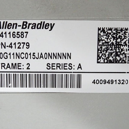 Allen Bradley Powerflex 755 64116587 PN-41279 20G11NC015JA0NNNNN 7.5kW - Maranos.de