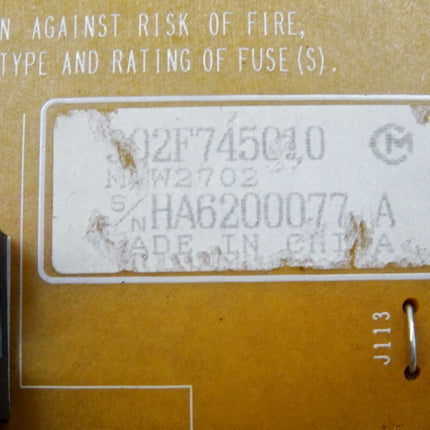 Pbf 302F745010 MPW2701 Power Supply - Maranos.de