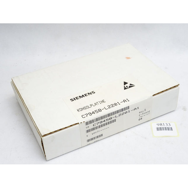 Siemens Konsolplatine C79458-L2201-A1 / Neu OVP versiegelt - Maranos.de