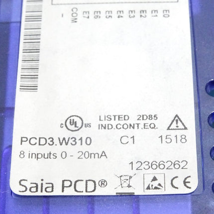 Saia PCD PCD3.W310 Analog input module - Maranos.de