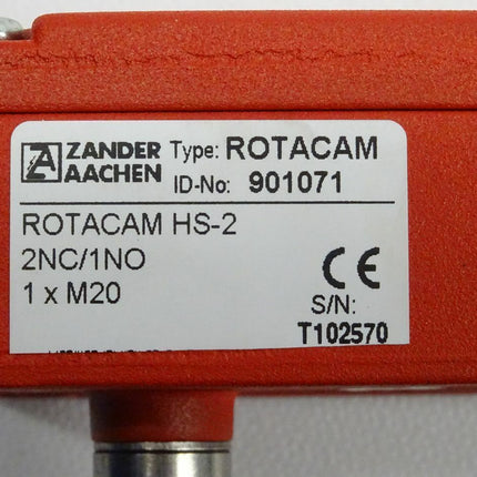 Zander AAchen Rotacam HS-2 / 901071 / 2NC/1NO NEU-OVP - Maranos.de