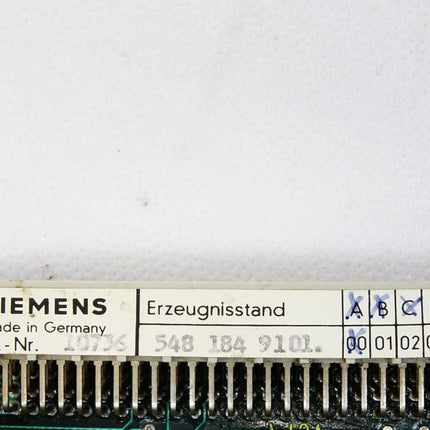 Siemens Karte 6FX1118-4AA01 / 5481849101.00 E:C - Maranos.de