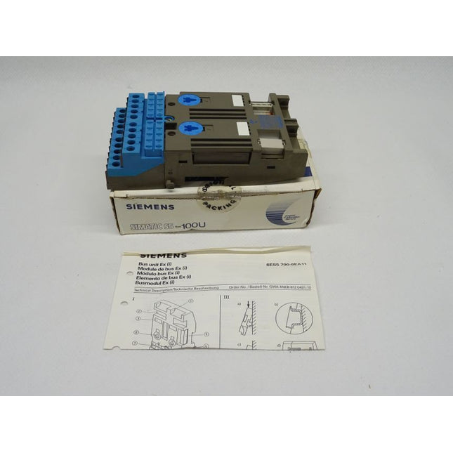 Siemens 6ES5700-8EA11 Bus Modul 6ES5 700-8EA11 E:01 Neu-OVP - Maranos.de