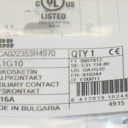 NEU/OVP versiegelt ABB 0A1G01 / 1SCA022353R4970 - Maranos.de