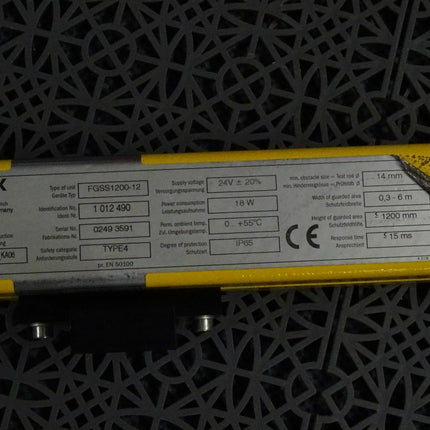 Sick FGSS1200-12 / 1012490 / Lichtvorhang Sender - Maranos.de