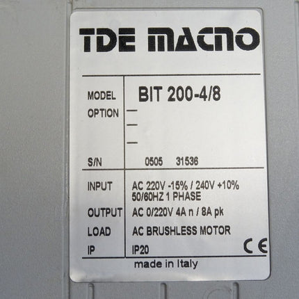 TDE Macno BIT200-4/8 - Maranos.de