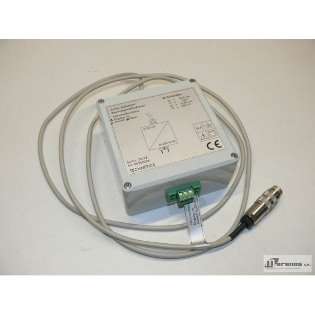 Technetics EMSU 400V Spannungsmeßumformer Meßumformer - Maranos.de