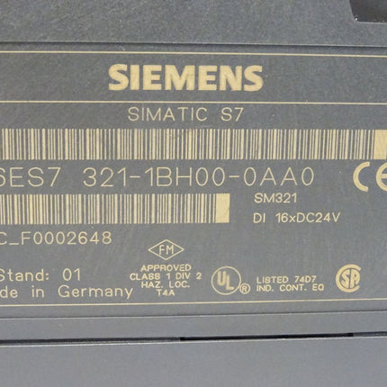 Siemens S7-300 SM321 6ES7321-1BH00-0AA0 / 6ES7 321-1BH00-0AA0 (mit Klappe und mit Stecker) - Maranos.de