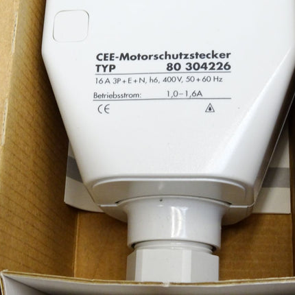Nolta CEE-Motorschutzstecker 80304226 1.0-1.6A / Neu OVP - Maranos.de