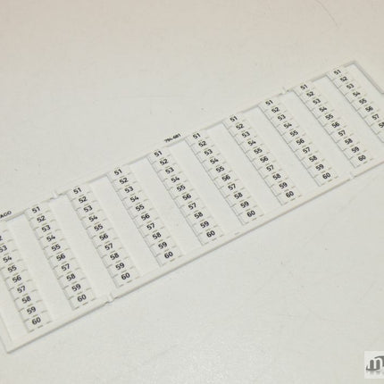 NEU 1x Wago 794-601 Bezeichnungskarten - Maranos.de