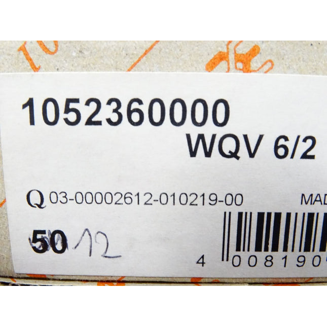Weidmüller 1052360000 / 105236 / WQV 6/2 / Inhalt : 12 Stück / Neu OVP - Maranos.de