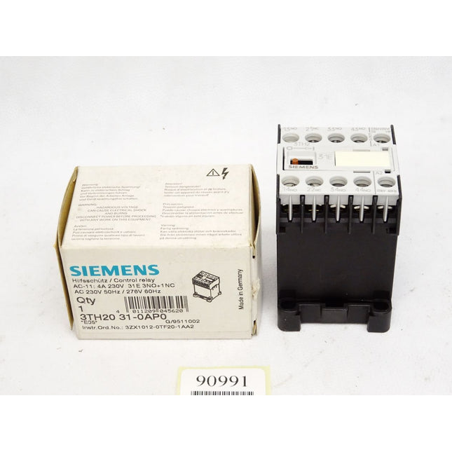 Siemens Hilffsschütz 3TH2031-0AP0 / Neuwertig - Maranos.de
