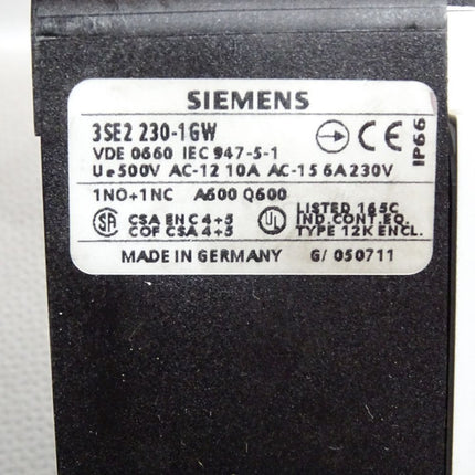 Siemens 3SE2230-1GW Positionsschalter / Neu OVP - Maranos.de