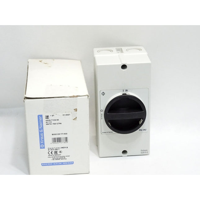 Kraus&Naimer Schalter KG20.T103/40 70012796 KG20.T303 / neu OVP - Maranos.de