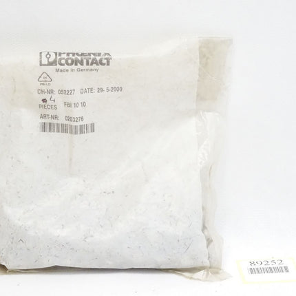 Phoenix Contact FBI1010 / 0203276 / FBI10-10 / Inhalt : 4 Stück / Neu OVP - Maranos.de