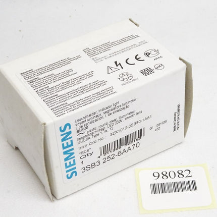 Siemens Leuchtmelder klar 3SB3252-6AA70 3SB3 252-6AA70 / Neu OVP - Maranos.de