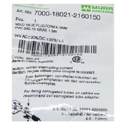 Murr Elektronik 7000-18021-2160150 / Neu - Maranos.de