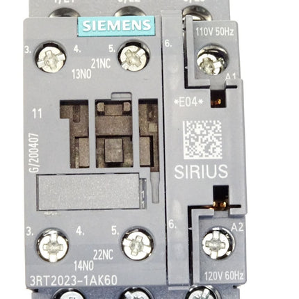 Siemens Sirius Leistungsschütz 3RT2023-1AK60 - Maranos.de
