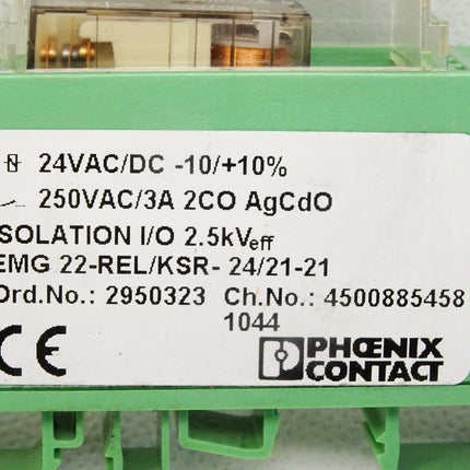 Phoenix Contact 2950323 EMG 22-REL/KSR- 24/21-21 Relaismodul - Maranos.de