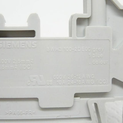 Siemens 8WH3100-2DE00 Durchgangsklemme 8WH3 100-2DE00 - Maranos.de